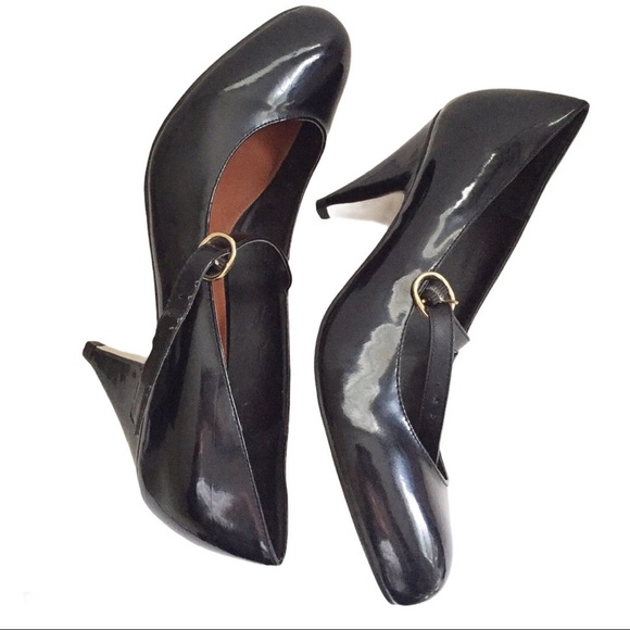 KURT GEIGER Carvella Mary Jane Court Heeled Shoes Black Size 9 - Picture 7 of 9